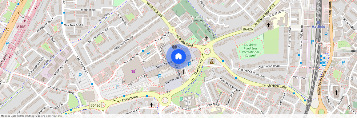 Town Centre, Hatfield