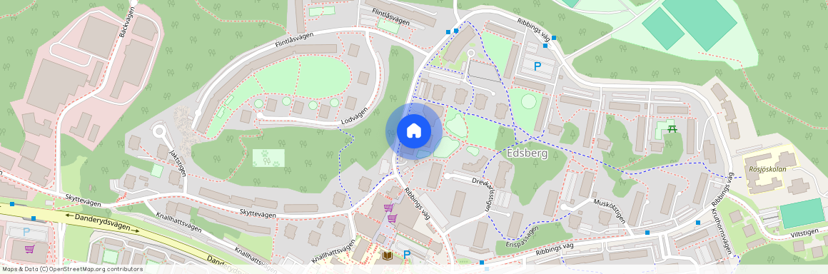 Ribbings väg 91, Edsberg
