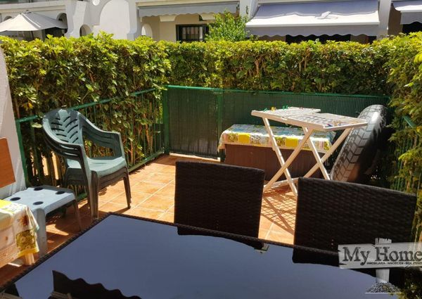 081-594 Renovated duplex style bungalow for rent in Maspalomas