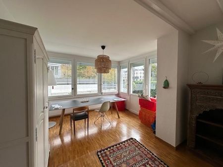 Spatieux appartement de 3.5 pièces au rez-de-chaussée avec terrasse et jardin privatif. - Foto 2