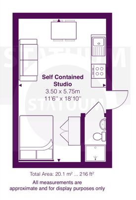 Studio to rent - Photo 1