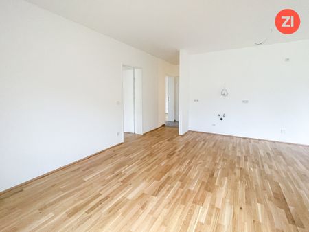 Geförderte 3-Zimmer-Wohnung mit Tiefgaragenparkplatz und Loggia in Gallspach. Erstbezug! - Foto 2