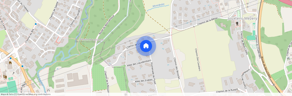 1008, Jouxtens-Mézery, Promenade de Flusel, 2