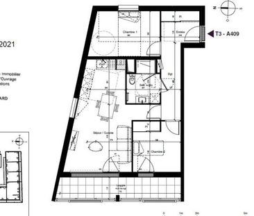 Sans frais d'agence ni garant T3 à Bordeaux Grand parc - Photo 4