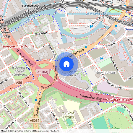 Greater Manchester, M15, Chester Road, Manchester