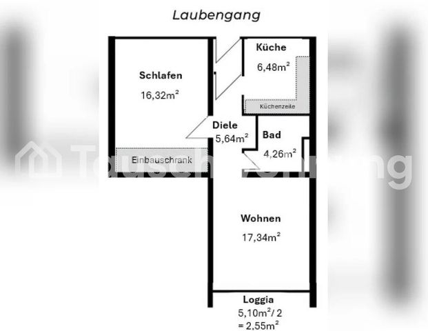 TAUSCHWOHNUNG Tausche 2 Zimmer Wohnung gegen 5 Zimmer Wohnung oder Haus - Foto 1