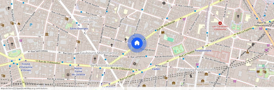 Rue de Maubeuge et Passage Briare 75009 Paris (9e arrondissement)