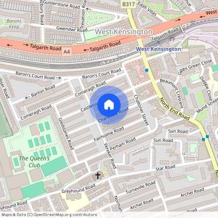 Castletown Road, Barons Court, London, W14