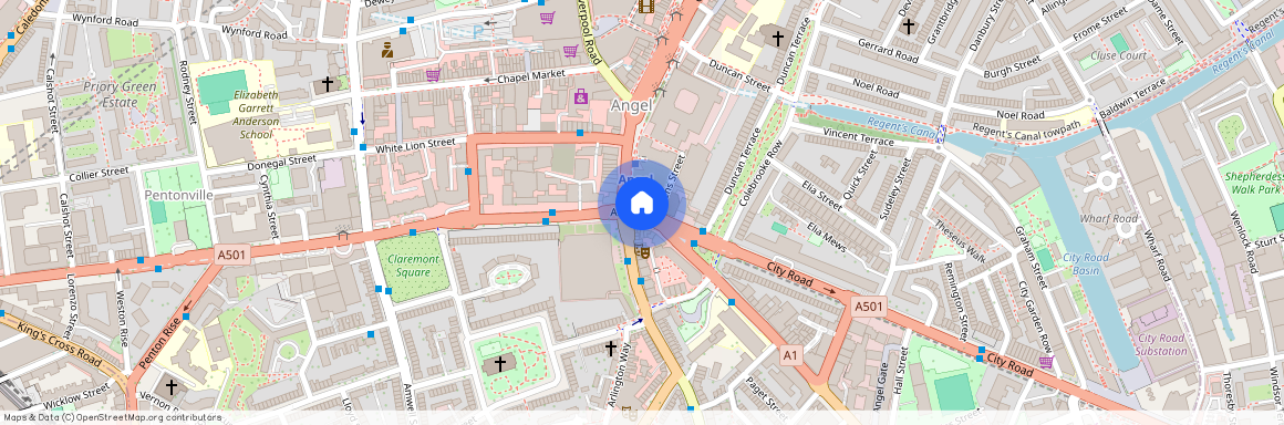 City road, Islington, London, EC1V