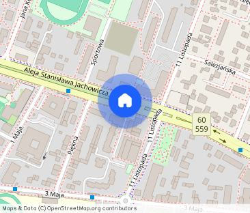 Trzypokojowe mieszkanie w centrum do wynajęcia - Zdjęcie 1