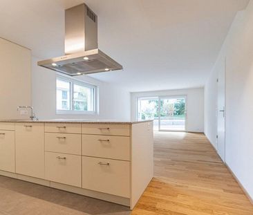 Moderne 3.5-Zimmerwohnung mit Gartensitzplatz zu vermieten - Foto 1