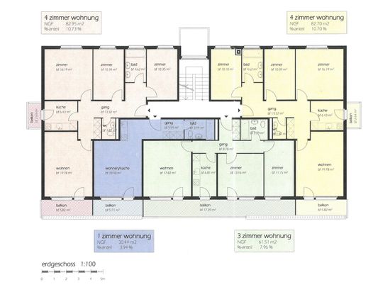"Erstvermietung nach Kernsanierung, 1.5-Zimmer-Wohnung mit sonnigem Balkon" - Photo 1