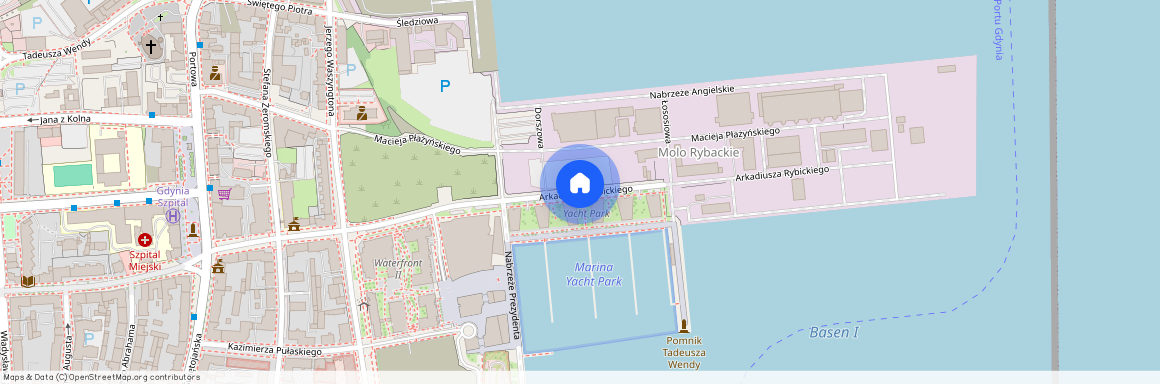 ul. A. Hryniewickiego, Śródmieście, Gdynia, pomorskie