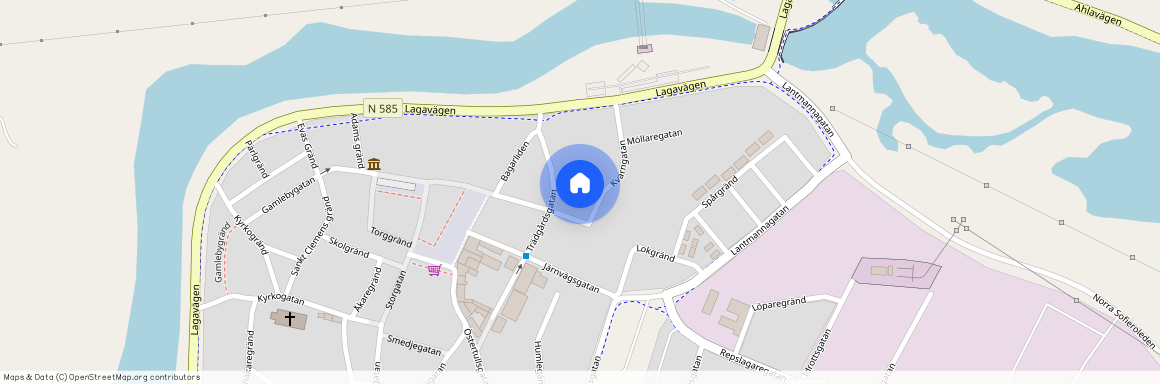 Laholm, Halland, Köpmansgatan 7 A