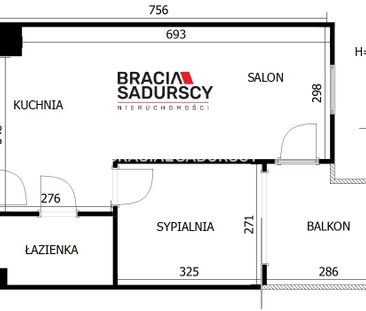 2 pok. | 38m2 | Al. Kijowska | Krowodrza - Zdjęcie 2