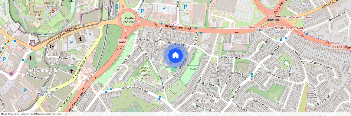 Blue Coat Drive, Dudley, West Midlands, DY2