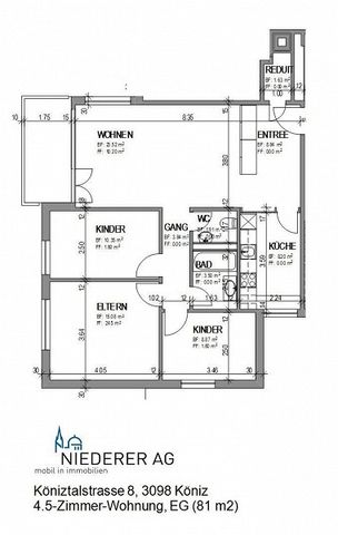 Helle 4.5-Zimmerwohnung im EG mit Balkon an zentraler Lage in Köniz - Photo 3