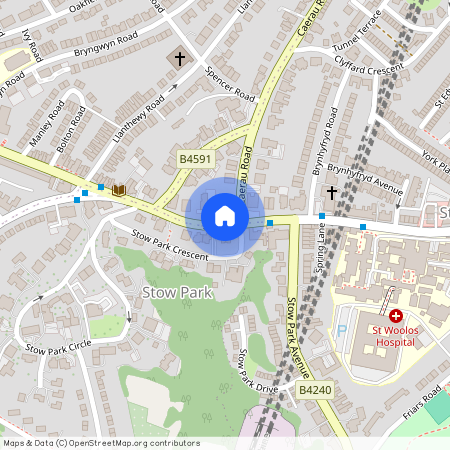 Furnished Flat. Stow Hill, Newport