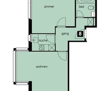 2.5 room city apartment is looking for you! - Photo 3