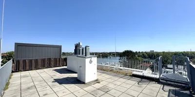 Penthouse mit Donaublick und 360 Grad Dachterrasse - direkt an der Alten Dona - Photo 3
