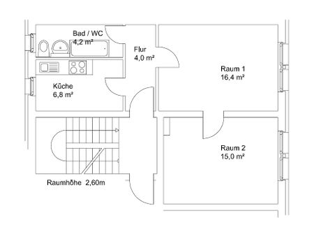 Neu für Sie 2 Raumwohnung frei zum 15.12.2024 - Foto 3