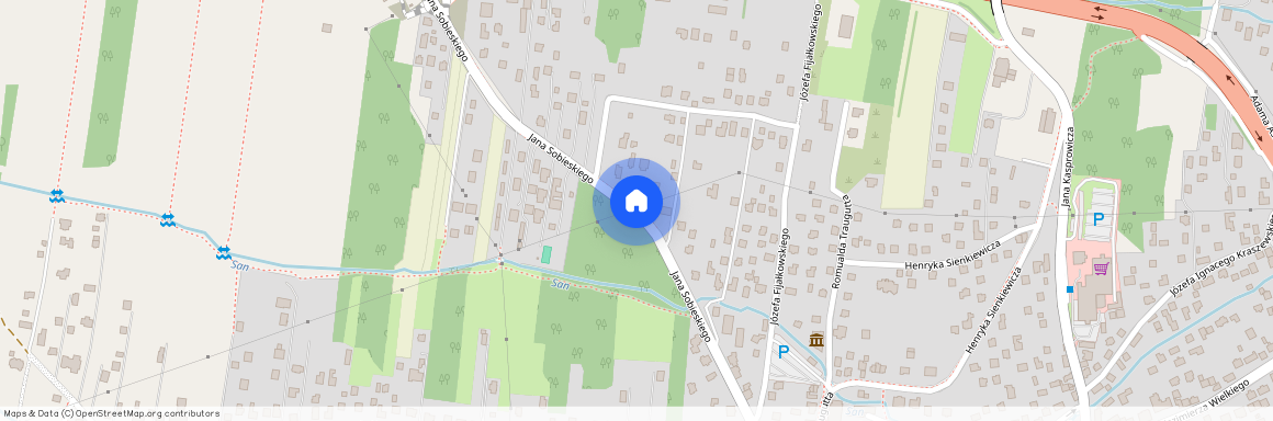 ul. Jana Sobieskiego, Myślenice, Myślenice, myślenicki, małopolskie