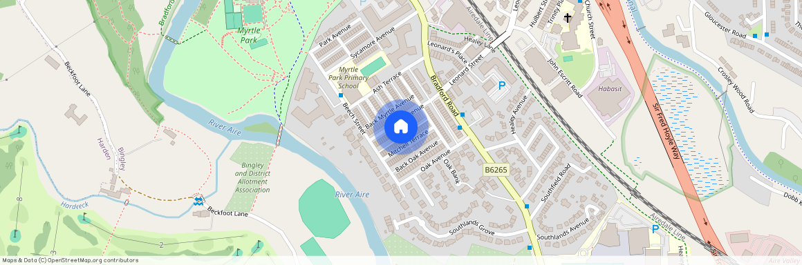 Myrtle Avenue, Bingley, West Yorkshire, UK, BD16