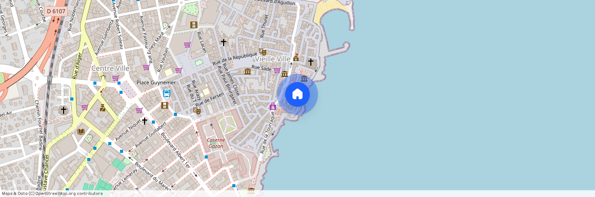 Building Promenade de l'Amiral de Grasse - checkmyguest - 1348218, Promenade de l'Amiral de Grasse, Antibes