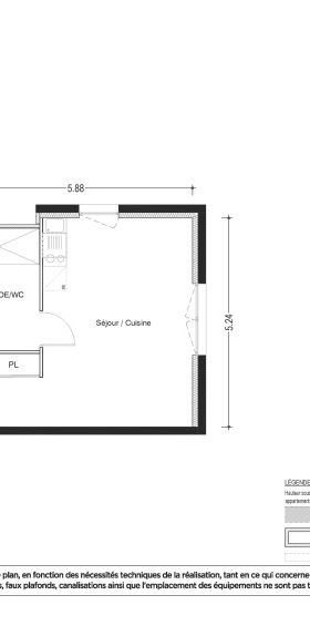 Location Appartement 1 pièce 28m² CLERMONT FERRAND 63000 - Photo 2