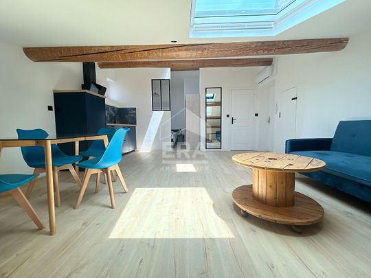 A LOUER 84240 LA TOUR D'AIGUES CENTRE VILLE APPARTEMENT MEUBLE TYPE 2 PIECES AVEC CAVE - Photo 1