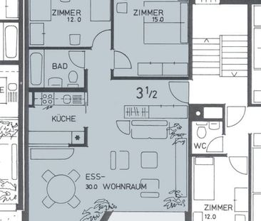 Nachmieter gesucht – attraktive 3.5-Zimmer-Wohnung in Hagendorn (Cham) - Foto 4