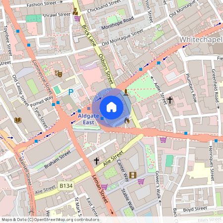 New Drum Street, Aldgate, London, E1