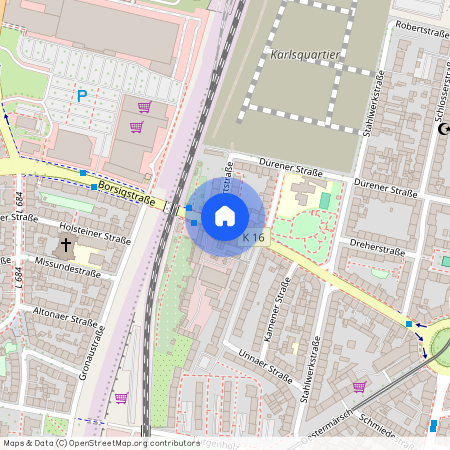 Borsigstraße, 44145 Dortmund - Innenstadt-Nord