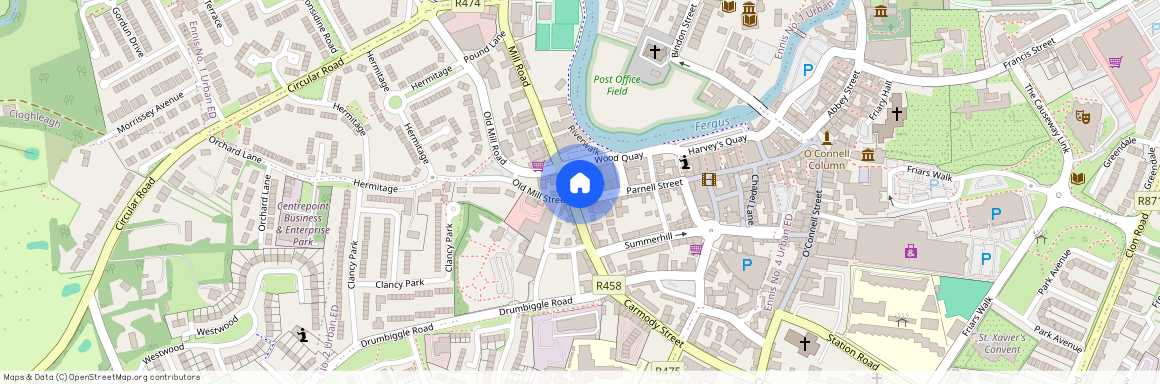 Apartment For Rent, Apartment 67, Mill House, Cornmarket Street, Ennis, Co