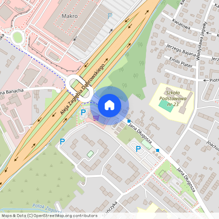 ul. Jana Długosza, Zagórze Północ, Sosnowiec, śląskie