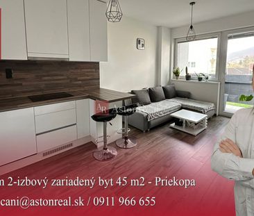 Prenájom 3-izbový zariadený byt 65 m2 v Martine Priekope s 2 Balkónmi – Fotografia 4