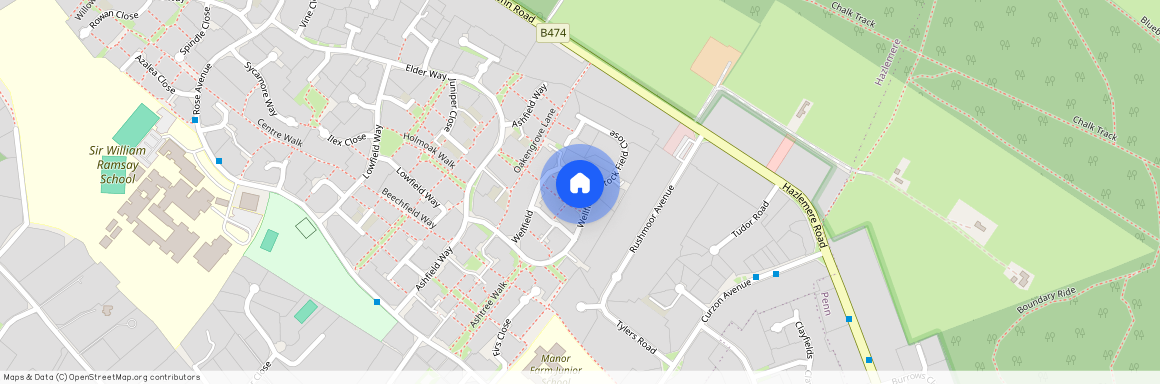 Wellfield, Hazlemere, High Wycombe, HP15 7TJ