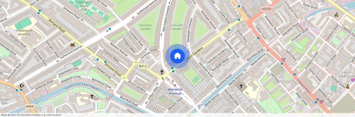 Clifton Gardens London W9, London, W9