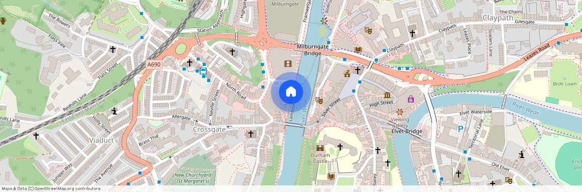 Lambton Walk, Durham, County Durham, DH1