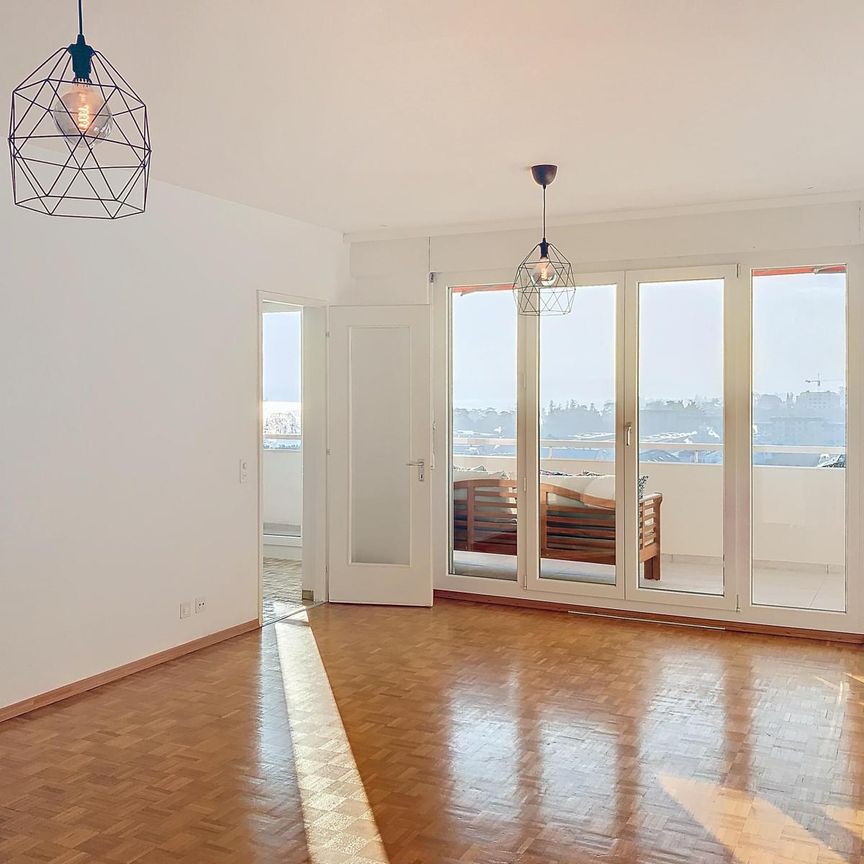 Bel appartement lumineux avec balcon vue sur le lac et le Jura - Photo 1