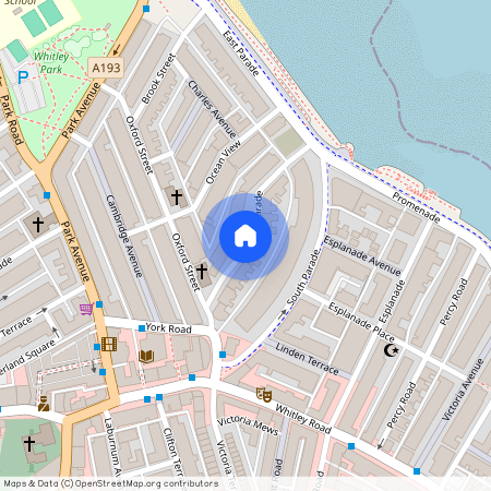 North Parade, Whitley Bay, Two Bedroom Ground Floor Apartment