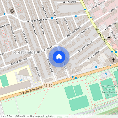 Flat 4, 122 Foxhall Road, Forest Fields, Nottingham, NG7 6LH