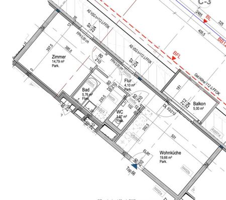 2 Zimmer Wohnung mit Loggia im 7. Stock ab MÄRZ 2026 - Foto 5