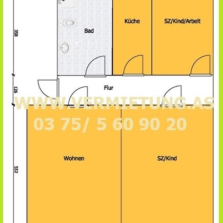 Familienwohnung in der City mit Einbauküche - Foto 1