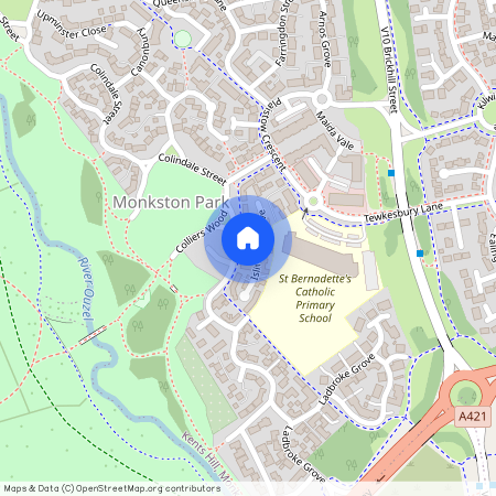 Monkston Park - Striking Bed, Bath Apartment In East Mk!, MK10