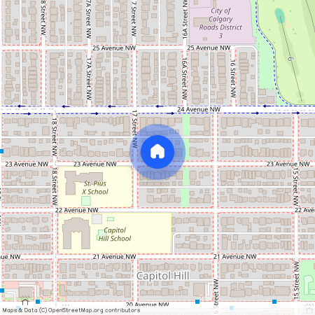 Alberta, 1732 23 Avenue Northwest, T2M 1V5, Calgary