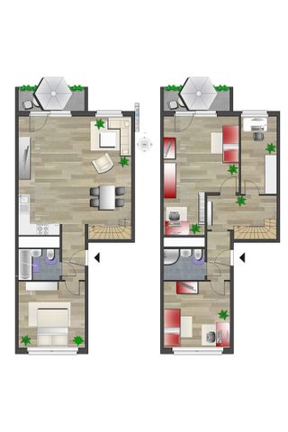 Wunderschöne Maisonettewohnung mit 2 Bädern und 2 Balkonen - Photo 5