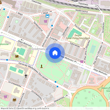 ul. Aleja Wolności, Głogów, głogowski, dolnośląskie