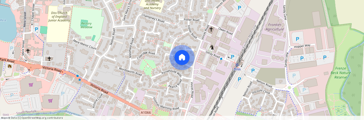 Lord Road, Diss, IP22