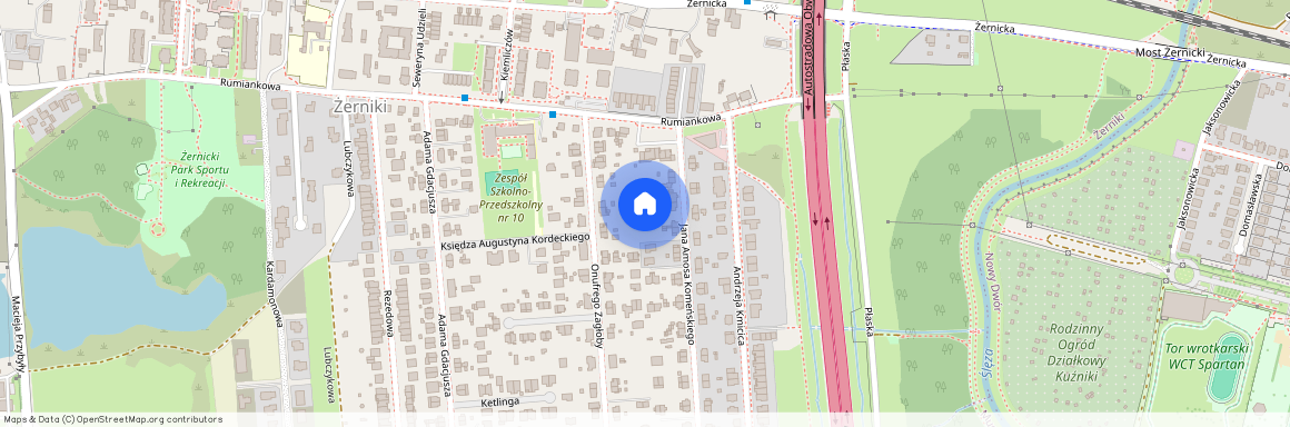 ul. Onufrego Zagłoby, Żerniki, Fabryczna, Wrocław, dolnośląskie